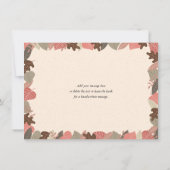 Rustieke Bosdieren Bedankkaart (Achterkant)