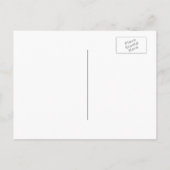 Rustieke bospad opslaan van de datum briefkaarten (Achterkant)
