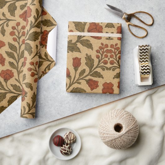 Rustieke Botanisch Cadeaupapier (Crafts)