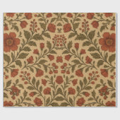 Rustieke Botanisch Cadeaupapier (Vlak)