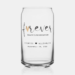 Rustieke Botanische Groene & Gouden Bladgroen Brui Blikvorm Glas