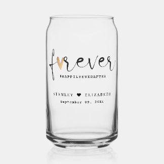 Rustieke Botanische Groene & Gouden Bladgroen Brui Blikvorm Glas