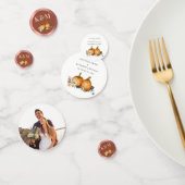 Rustieke Botanische herfst pompoen herfst bruiloft Confetti (Groep)