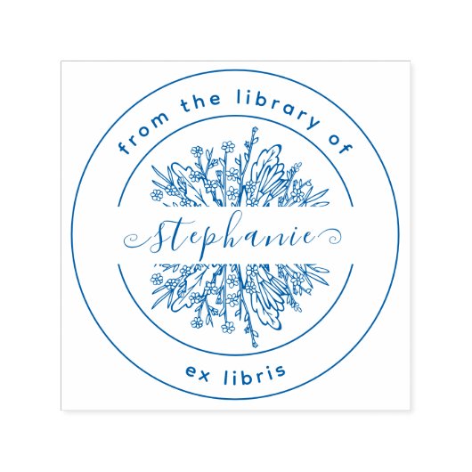 Rustieke Botanische | Uit de Bibliotheek | Op Maat Zelfinktende Stempel (Design)