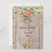 Rustieke Bourgogne Game Mason Wedding Kaart (Voorkant)