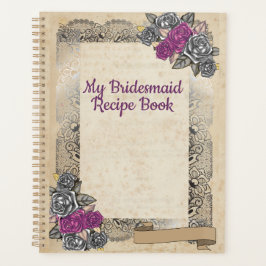 Rustieke bruiloft bruidsmeisje bruiloft cadeau ide planner