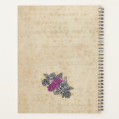 Rustieke bruiloft bruidsmeisje cadeau idee planner (Achterkant)