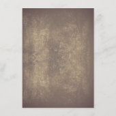 Rustieke bruiloft details informatiekaartje (Achterkant)