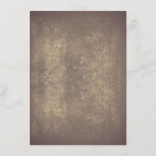 Rustieke bruiloft details informatiekaartje (Achterkant)