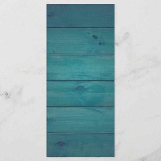 Rustieke bruiloft diner plaats instelling dank u k programma (Achterkant)