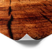 Rustieke Bruiloft  Hout Welkom op onze bruiloft Poster (Hoek)