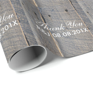 rustieke bruiloft schuur hout land bruiloft gunst cadeaupapier