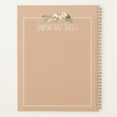 Rustieke Bruiloftsplanner | Schuur Bloemendesign Planner (Achterkant)