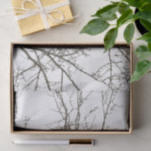 Rustieke bruine boomtakken tissuepapier (Geschenk)