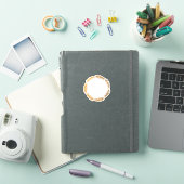 Rustieke bruine krans sticker (iPad Cover)