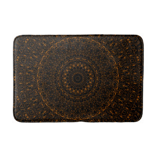 Rustieke bruine mandala met Westerne charme Badmat