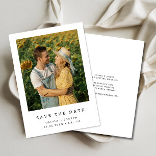 Rustieke Budget Romantische Huwelijk Zonnebloem Fo Save The Date
