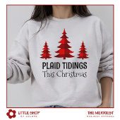 Rustieke Buffalo Plaid kerstbomen Westerne stijl Trui