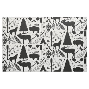 Rustieke Buffel Herten Pijlen Wolf Woodland Patroo Stof