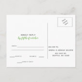 Rustieke Cactus Mexicaanse Trouw RSVP Uitnodiging Briefkaart (Achterkant)