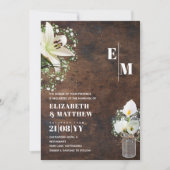 Rustieke Calla lelie bos gedrukt of digitaal Kaart (Voorkant)