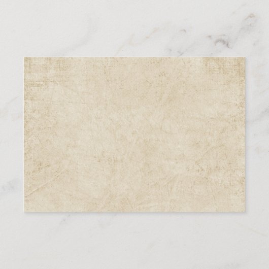 Rustieke Camping Bruiloft Informatiekaartje (Achterkant)