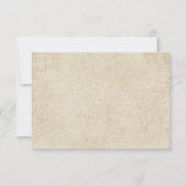 Rustieke Camping Bruiloft RSVP (Achterkant)