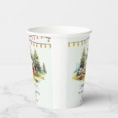 Rustieke Camping Verjaardagsfeest Papieren Bekers (Rechts)