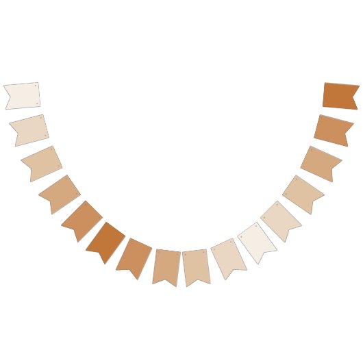 Rustieke charme bunting banner vlaggen - warme gra (Alle)