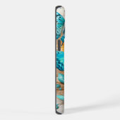 Rustieke charme: Butterfly en Daisy iPhone Hoesje (Rechterkant)