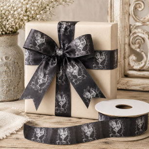 rustieke chic blackboard Franse landelijke haan Lint