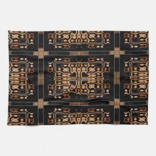 Rustieke chique keuken handdoek-ontwerp 1 theedoek