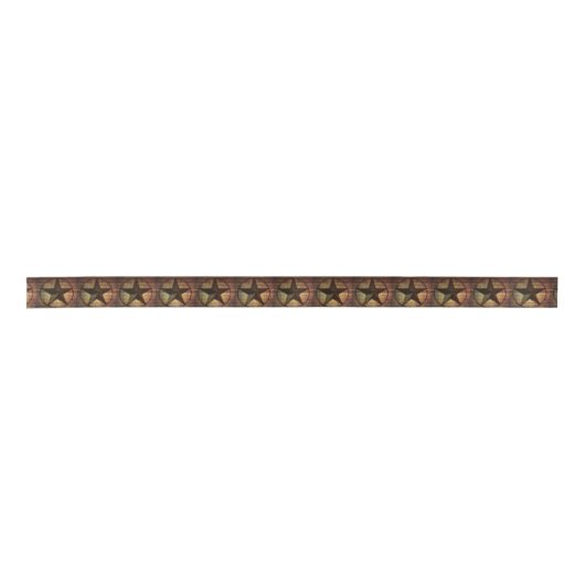 Rustieke chique schuur hout Texas Star westerne br Lint (Voorkant)