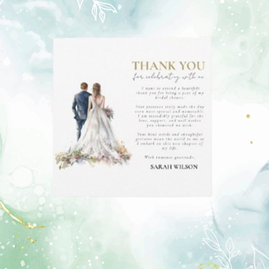 Rustieke Classic Boho Floral Dank u