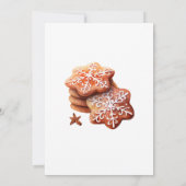 Rustieke Cookie Exchange Kerstfeest Kaart (Achterkant)
