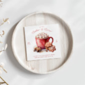 Rustieke Cookies en Cacao Vakantie Uitnodigen Kaart