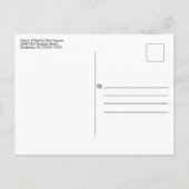 Rustieke Country Christmas Pine Christmas Briefkaa Uitnodiging Briefkaart (Achterkant)