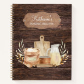Rustieke Country Family Favoriete Bakken Recept Bo Notitieboek (Voorkant)