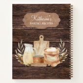 Rustieke Country Family Favoriete Bakken Recept Bo Notitieboek (Achterkant)