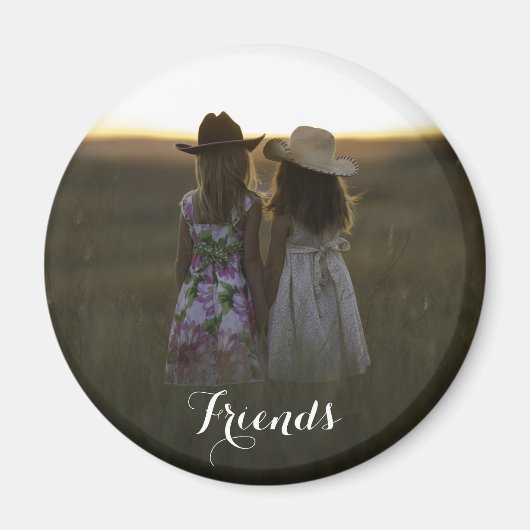 Rustieke Country Friends Magneet (Voorkant)