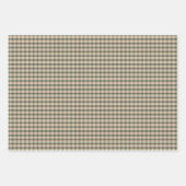 Rustieke Country Plaid Sneeuw Kerst Wrapping Paper (Voorkant 3)