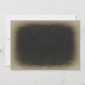 Rustieke Country Tree Candle repetitie diner Kaart (Achterkant)