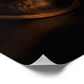 Rustieke Cowboy Boots Country Wedding Welkomstbord Poster (Hoek)