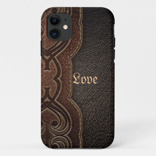Rustieke cowboy mode bruine western country iPhone 11 hoesje