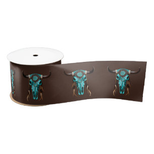 Rustieke Cowboy Zuidwest Turquoise Bull Skull Lint