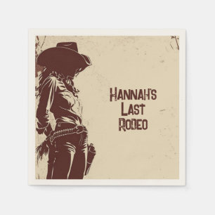 Rustieke Cowgirl Western Feest Servet