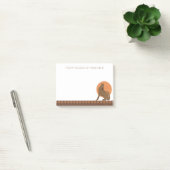 Rustieke Coyote Zuidwesten Leder gepersonaliseerd Post-it® Notes (Kantoor)