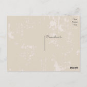 Rustieke dank u Mason Jar Lovebirds Tan Wedding Briefkaart (Achterkant)