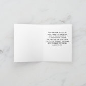 Rustieke dankt Hoefijzers Verontrust BG u Bedankkaart (Binnen)