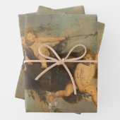 rustieke decoupage angels engel cherub inpakpapier vel (In situ)